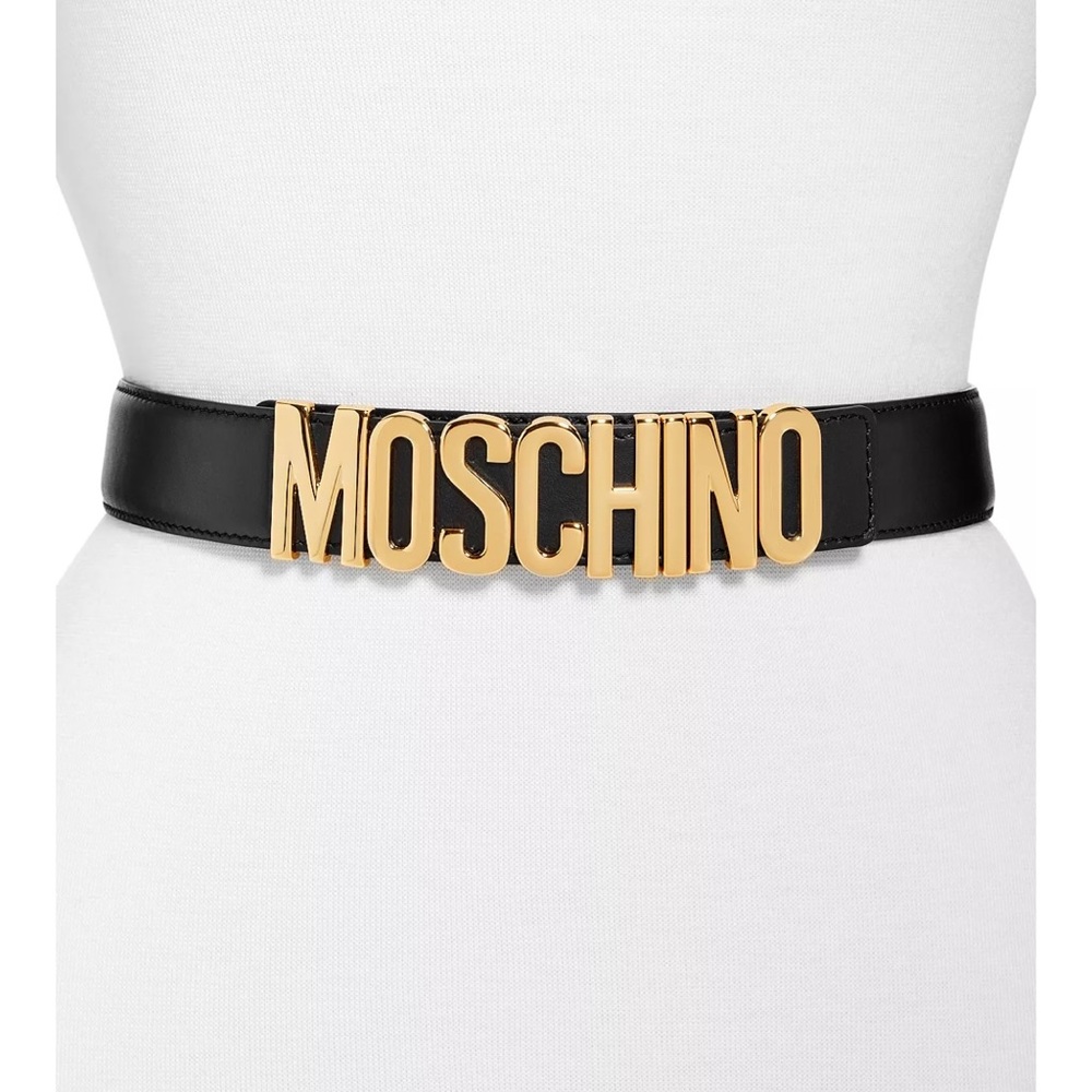 Moschino Logo Belt- Brand New Size 54